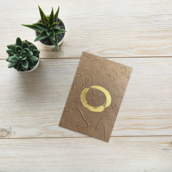 Enso Gold 1 Greeting Card - Image 2