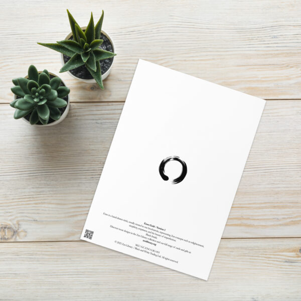 Enso Gold 1 Greeting Card - Image 4