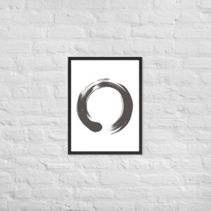 Enso Framed Print