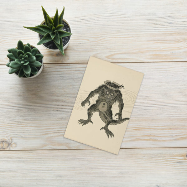 Kappa Water Spirit Greeting Card - Japanese Ghosts, Ghouls & Spirits - Image 2