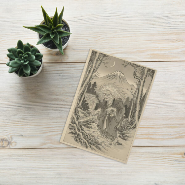 Yamauba Witch Greeting Card - Japanese Ghosts, Ghouls & Spirits - Image 5