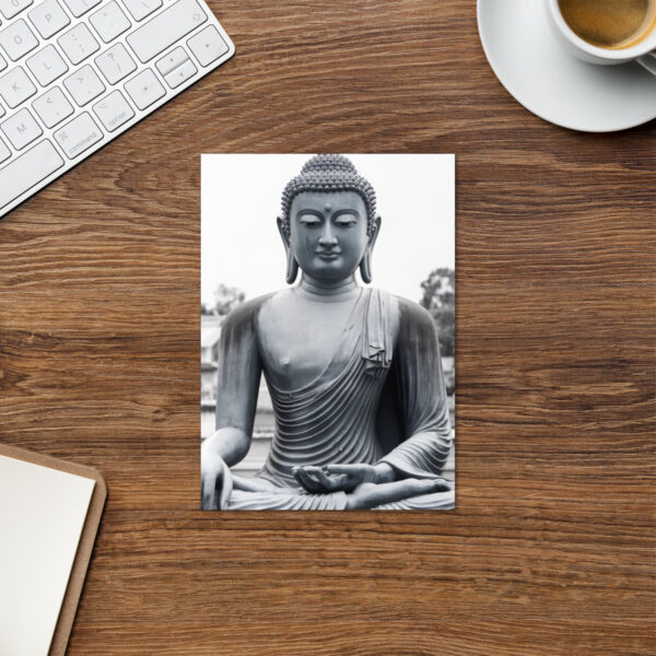 Buddha - Shakyamuni Statue - Zen Buddhist Greetings Card - Image 5