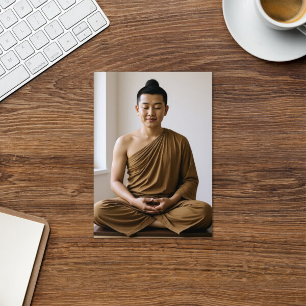 Buddha - Shakyamuni Reimagined - Zen Buddhist Greetings Card - Image 5
